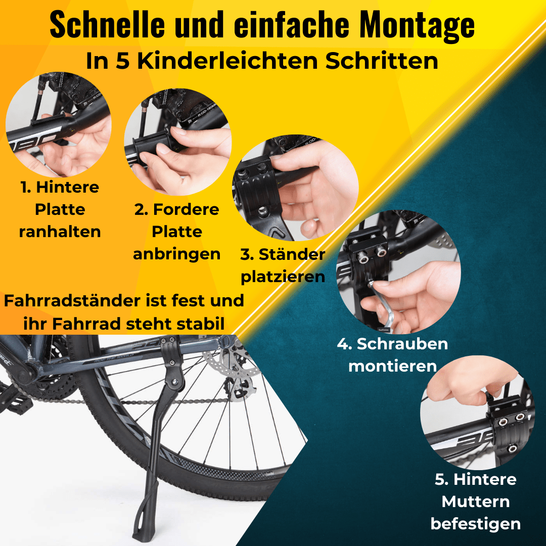 Fahrradständer 24 - 29 Zoll, Höhenverstellbar - Prezisga