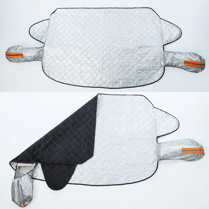 Scheibenabdeckung Winter, Frontscheibenabeckung mit Spiegelschutz - Prezisga Zubehör